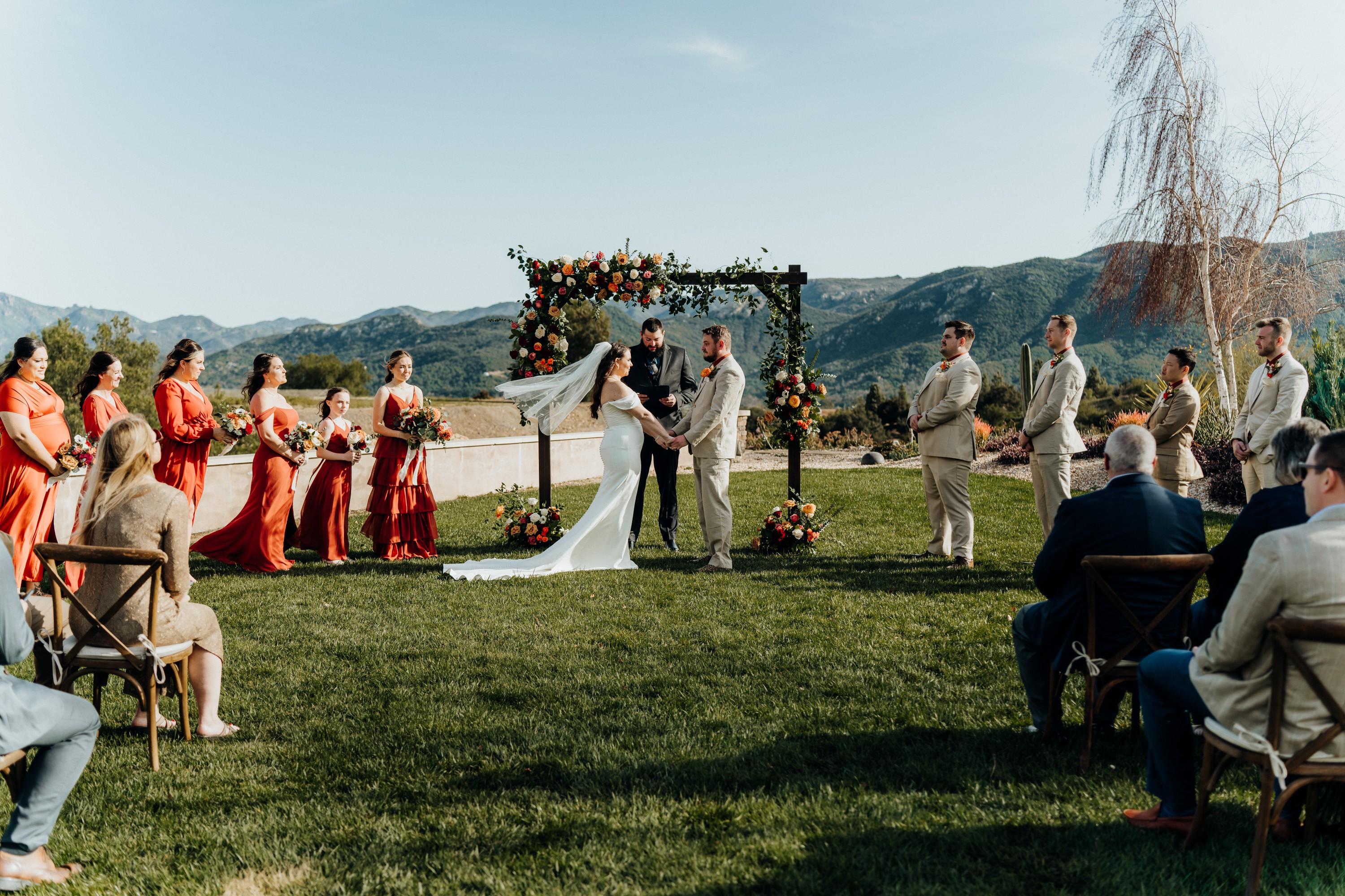 Beautiful Wedding at The Golden Dream Ranch Estate